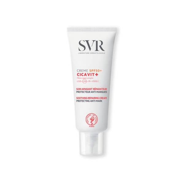 SVR Cicavit+ Crème Soin Apaisant Réparateur Protection Anti-Marques Spf50+ – 40ml