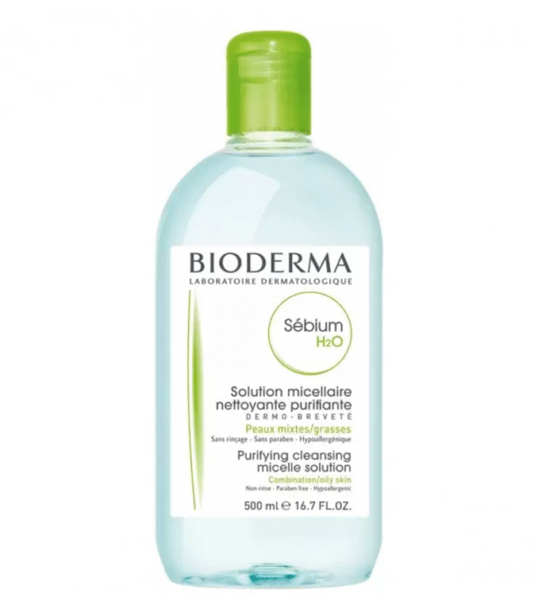 Bioderma Sébium H2O Solution Micellaire Purifiante Pompe Inversée – 500ml