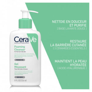 CeraVe Gel moussant peaux normales à grasses