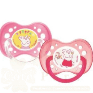 DODIE 2 SUCETTES ANATOMIQUE PEPPA PIG 18M+ N° A80