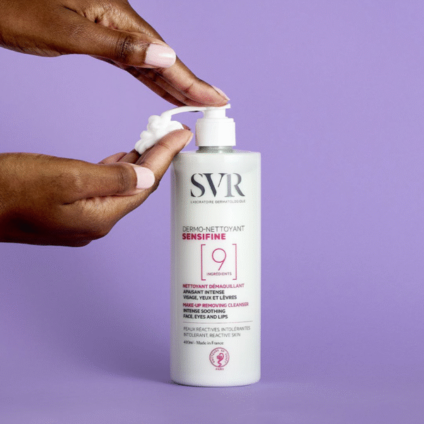 SVR Sensifine 9 Dermo-Nettoyant Démaquillant Apaisant Intense – 200ml